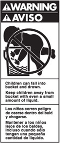 Child warning label